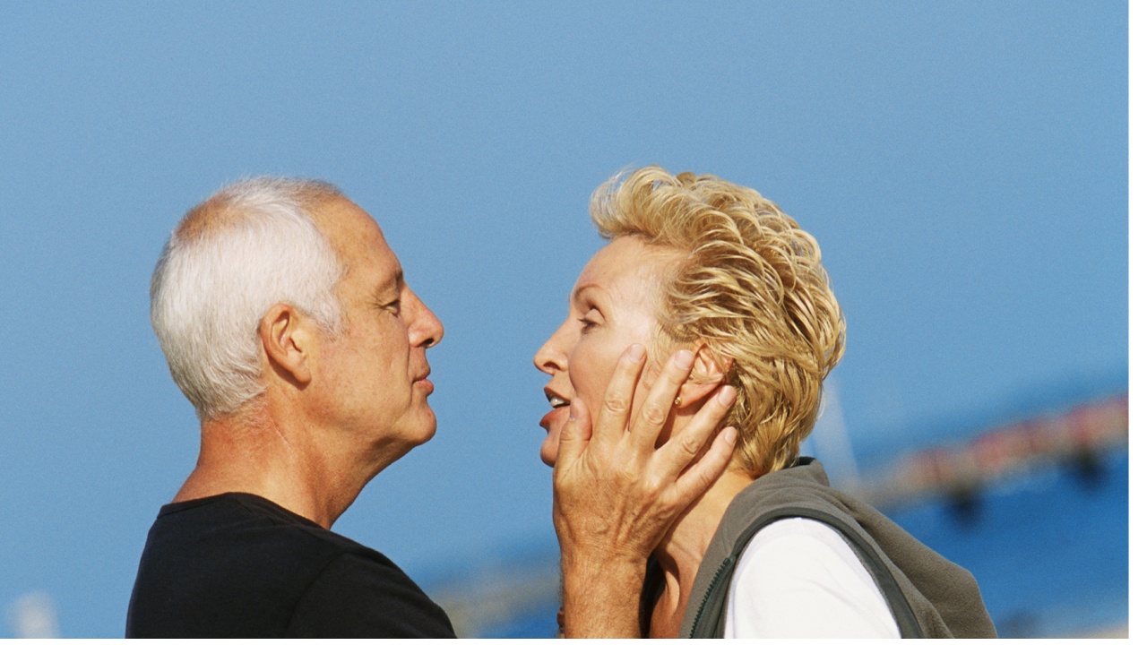 Photo of elderly couple